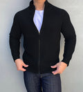 Sweater Zipper Long Sleeve Stand Collar jacket