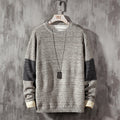 Casual All-match Loose Color-blocking Sweater