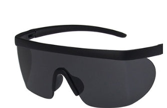 Real Film One Piece Sunglasses Oversized Frame Sunglasses Outdoor Prescription Glasses