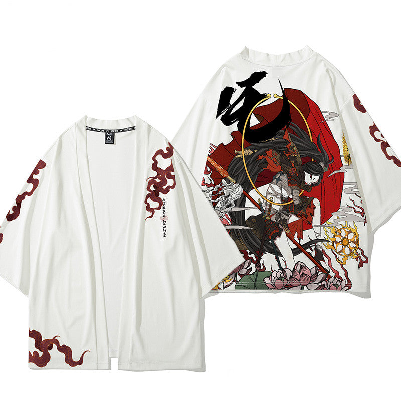 Kimura Sansha Spring Summer New Hanfu Chinese Style National Tide Original Robe Sun Protection Jacket Cardigan Men's Trendy