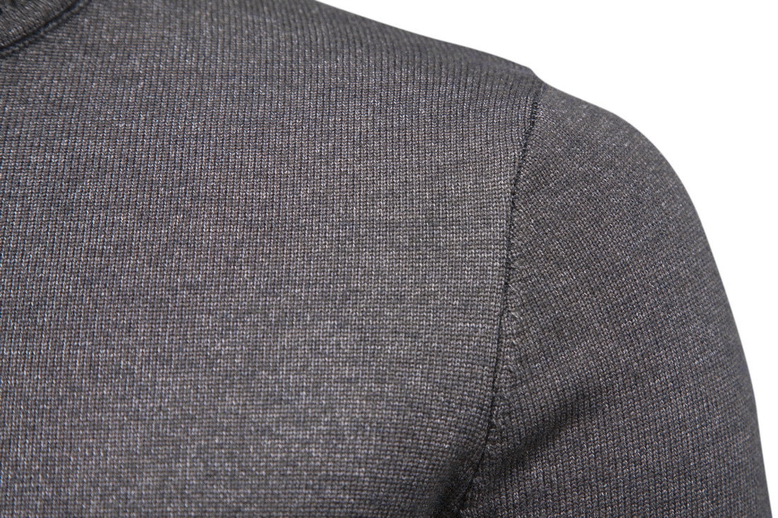 Half High Neck Long Sleeve Sweater Slim Bottoming Shirt
