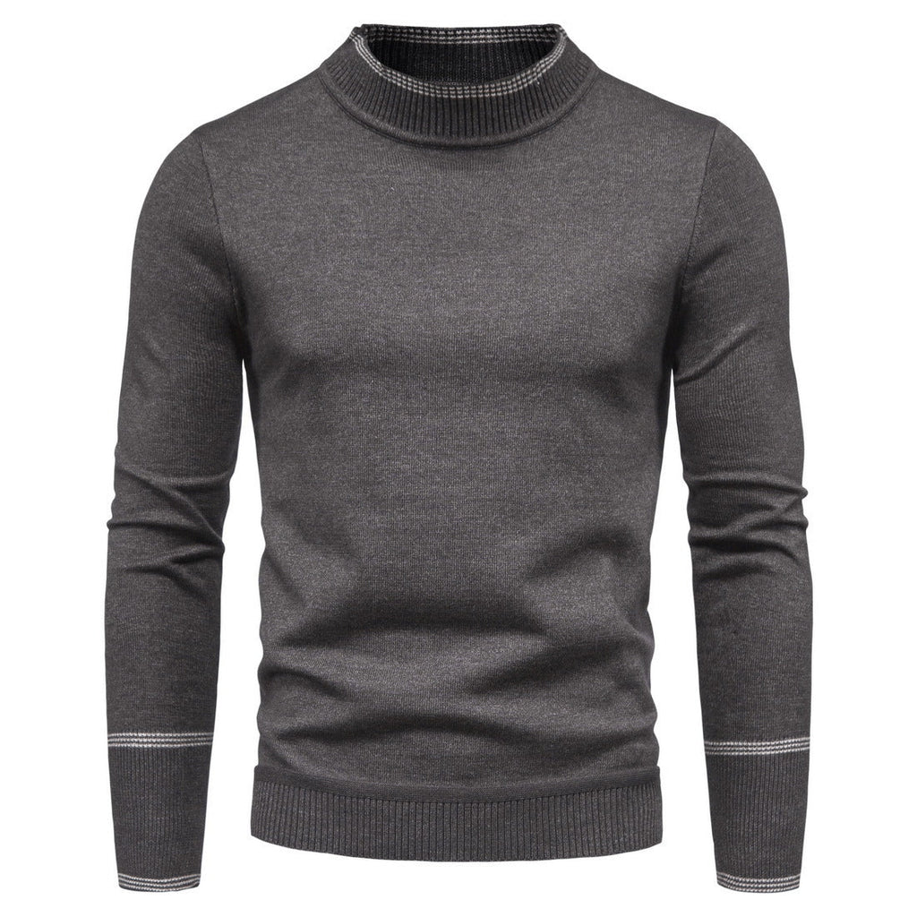 Half High Neck Long Sleeve Sweater Slim Bottoming Shirt