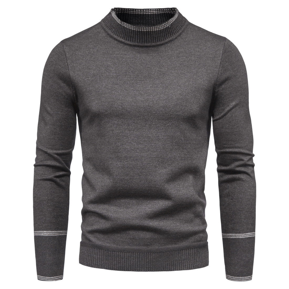 Half High Neck Long Sleeve Sweater Slim Bottoming Shirt