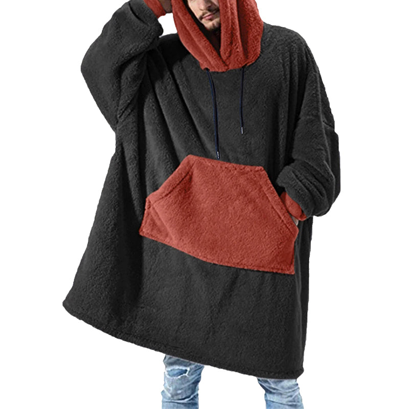Plush sweater coat