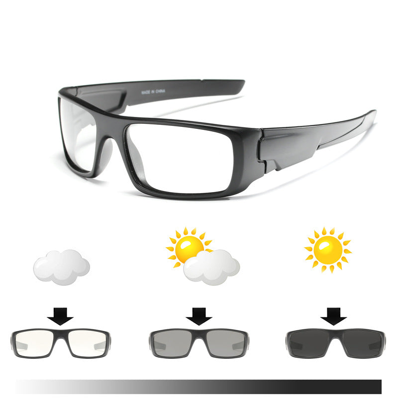 Outdoor Equipment Color Changing Lenses Sports Glasses Riding Glasses Sunglasses Sunglasses