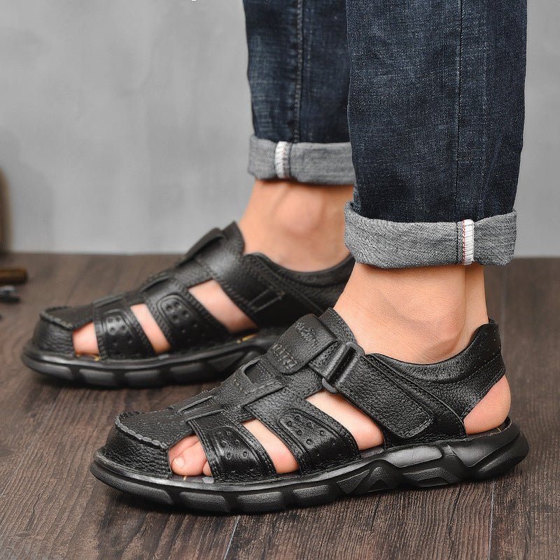 Retro Trend Casual Beach Shoes Velcro