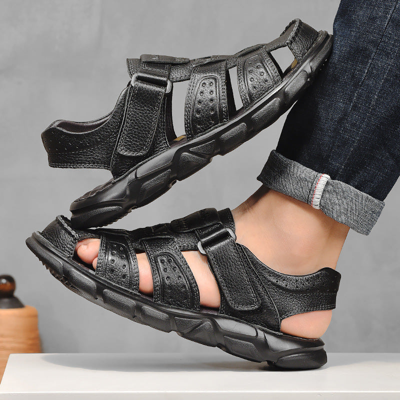 Retro Trend Casual Beach Shoes Velcro