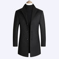 Woolen Coat Men Autumn And Winter Middle-Aged trench coat