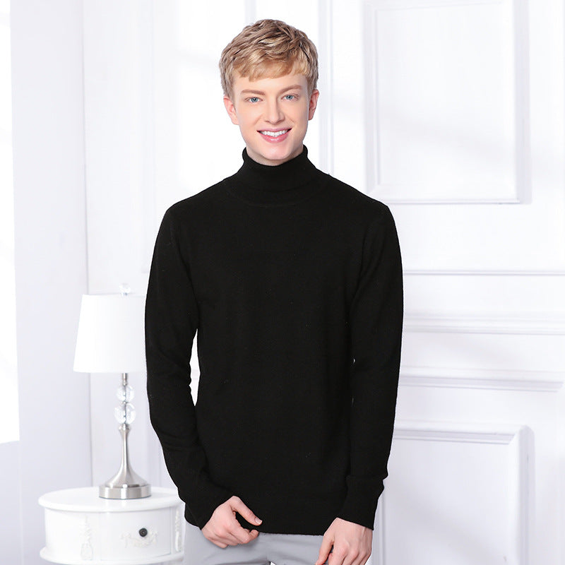 Cashmere Sweater Men's Solid Color Sweater