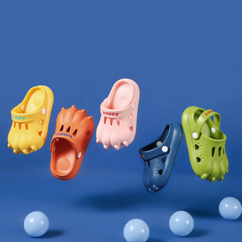 Children's Sandals And Slippers Non-slip Soft Bottom Cute Cartoon