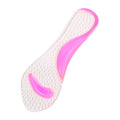 Two Color Seven Point Pad Pu High Heel Shoes Thickened Arch Support Insole Transparent Women'S Flat Instep Pad