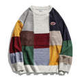 HeyHenry Sweater Female Retro Small Color Matching Korean Young Couple Hong Kong Style Art Bf Sweater Autumn