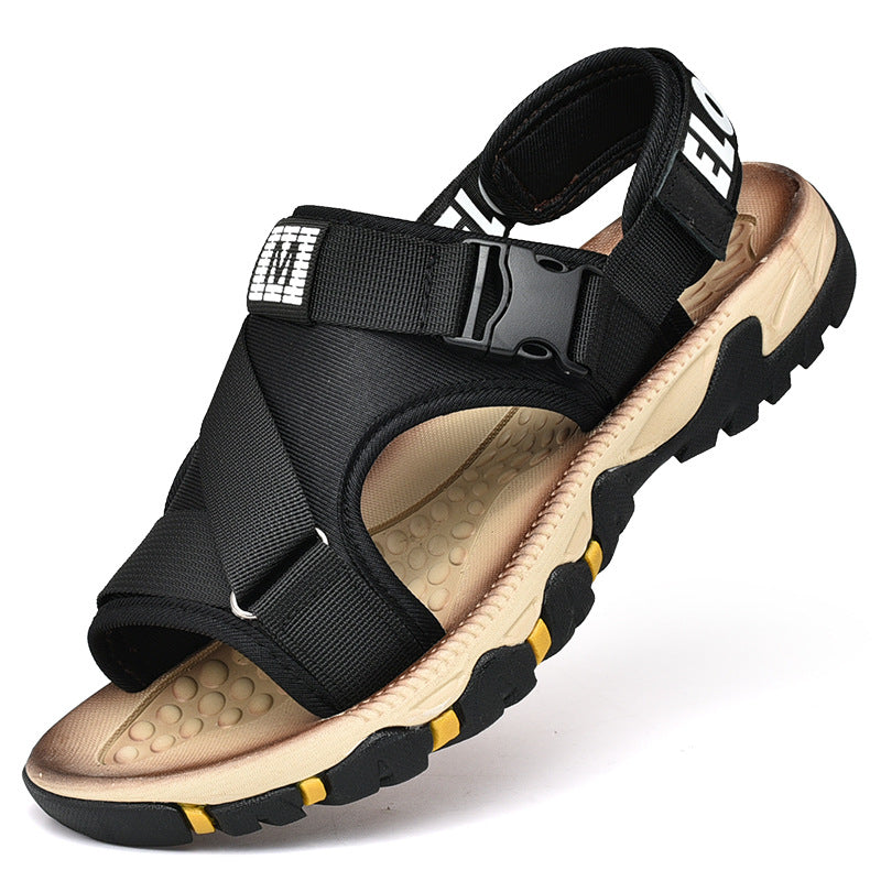Sandals Men's New Beach Shoes 46 Men's Slippers 47 Dual-use Personality Non-slip Sandals