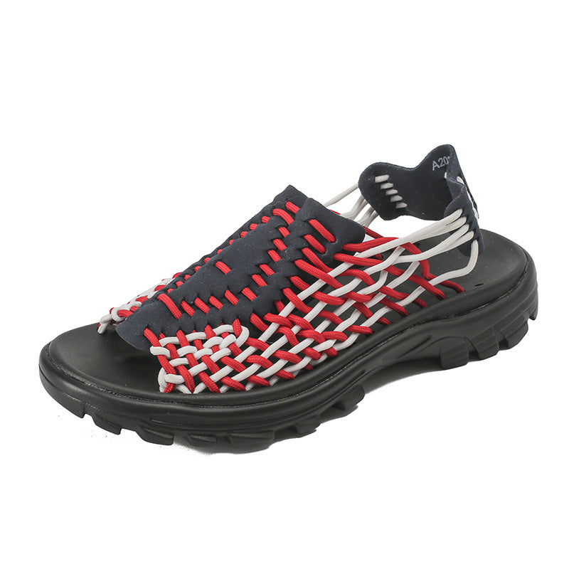 Sandals Men's Summer Drag Style Men's Shoes Korean Urban Beach Shoes Fashion Trend Men's Sandals