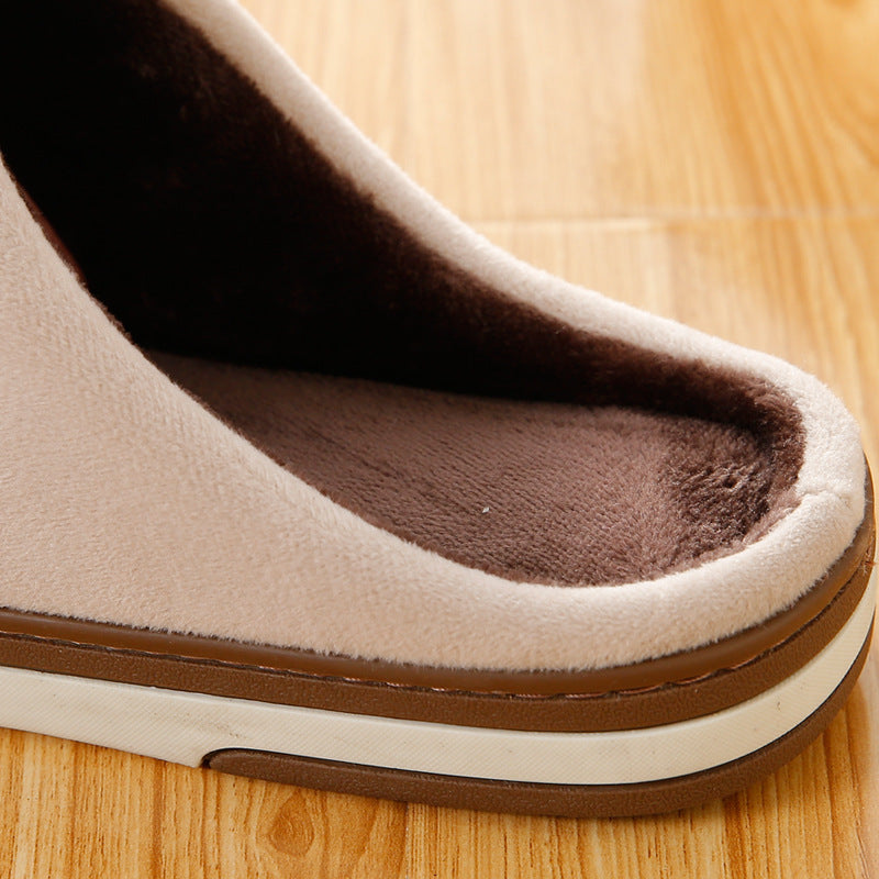 Extra-large Cotton Slippers Men's Winter New Style