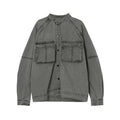 Multi-pocket Vintage Washed Denim Jacket