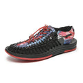 Fashion Printed Camouflage Woven Sandals