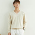 Sweater Men's Knitted V-Neck Bottoming Shirt