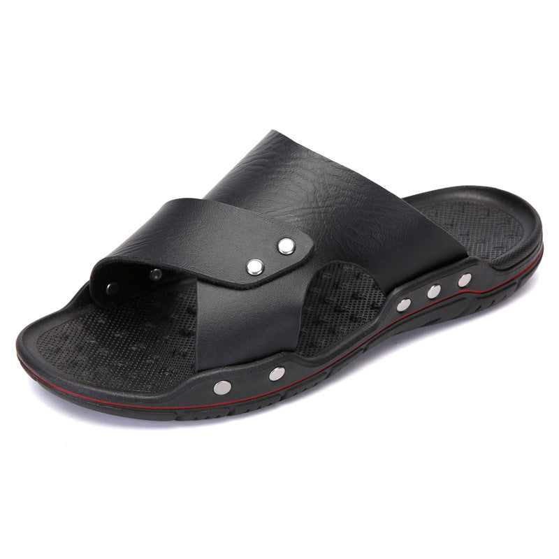 Fashionable Men's Soft Bottom Breathable Slippers