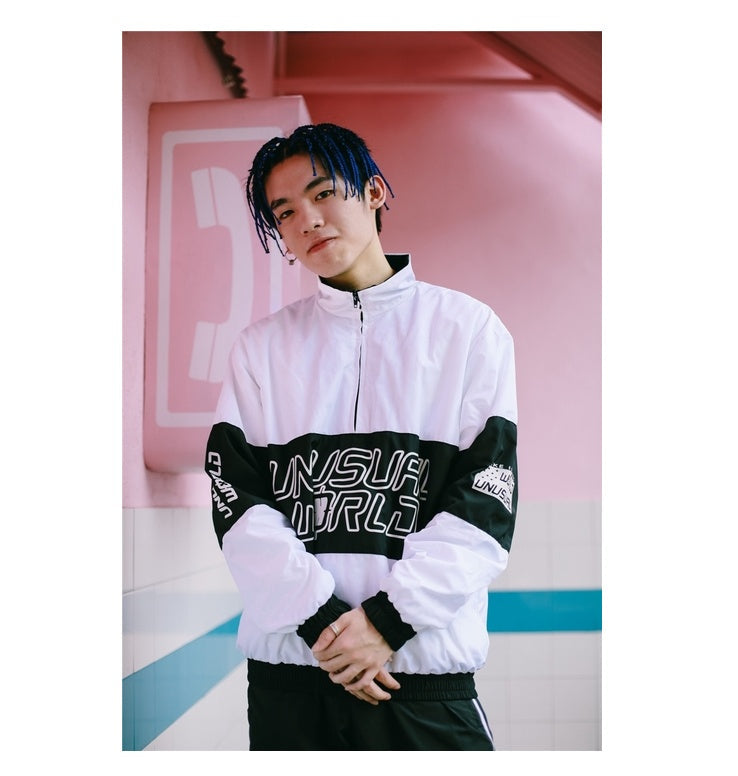 Europe and the United States baseball uniform Harajuku Hong Kong spring thin coat men and women