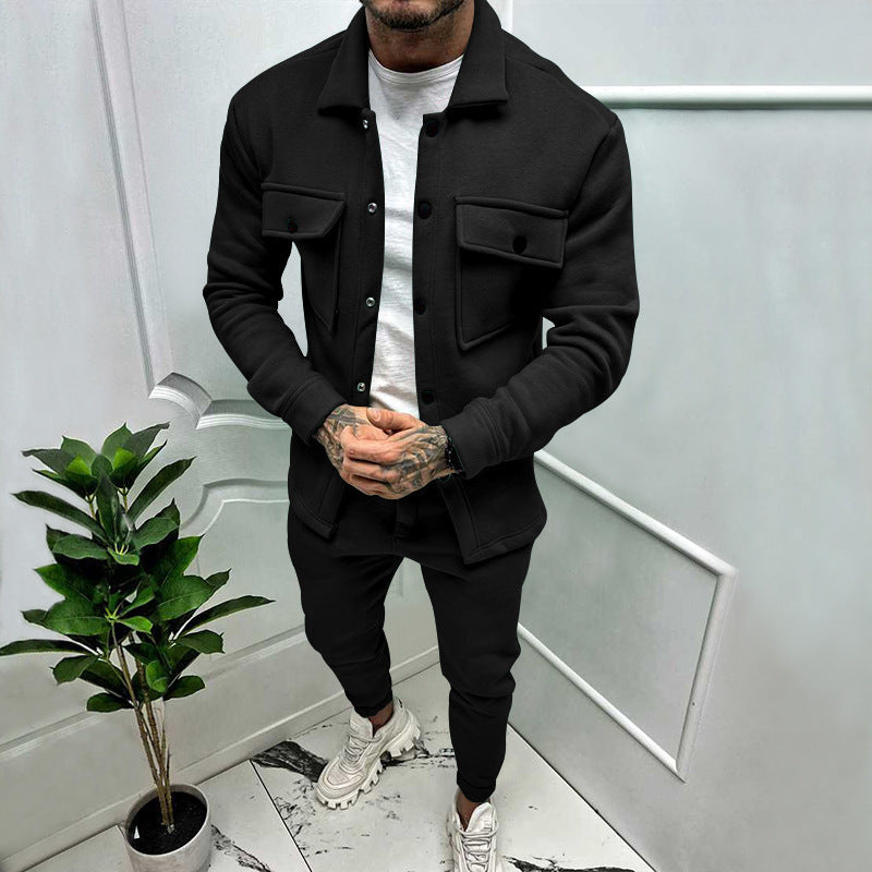 Men's Suits Spring And Autumn Two Piece Set