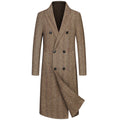 Handmade double-sided woolen coat men's cashmere coat
