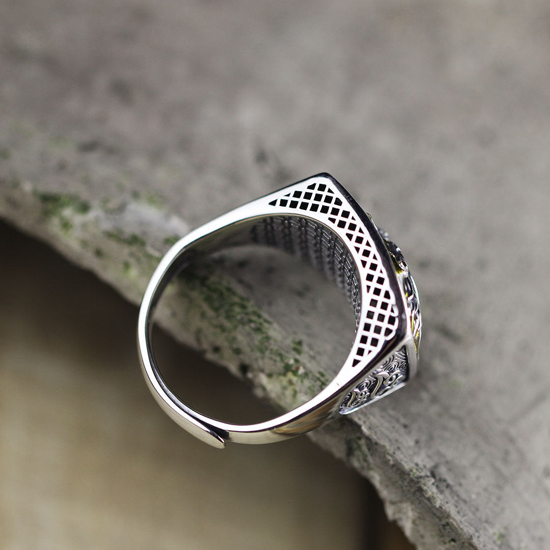 Sterling Silver Dragon Rings For Men And Women