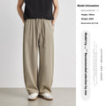 Summer Ice Silk Cool Casual Pants Men's New Draping Effect Loose