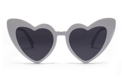 peach heart sunglasses