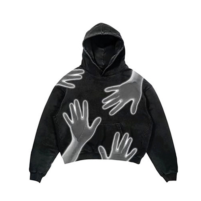 Men's Fashionable Personality Retro Loose And Versatile Top