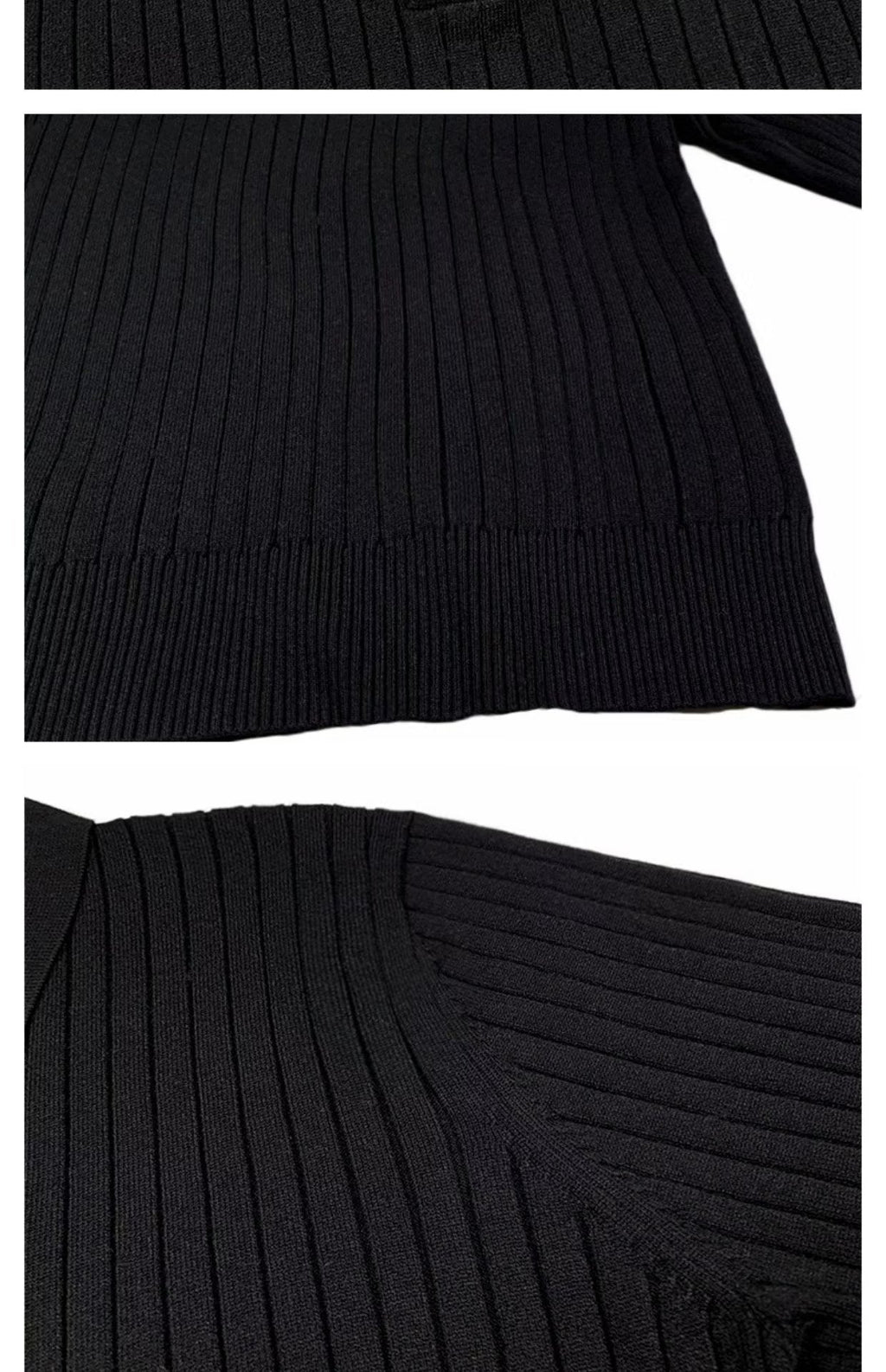Autumn Polo Lapel Sweater Men's Long Sleeve Bottoming Shirt Top