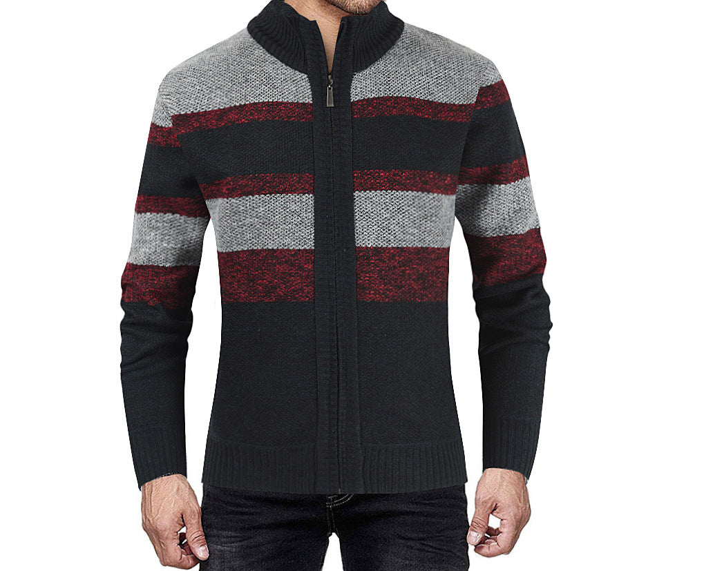 Knitted men's jacket