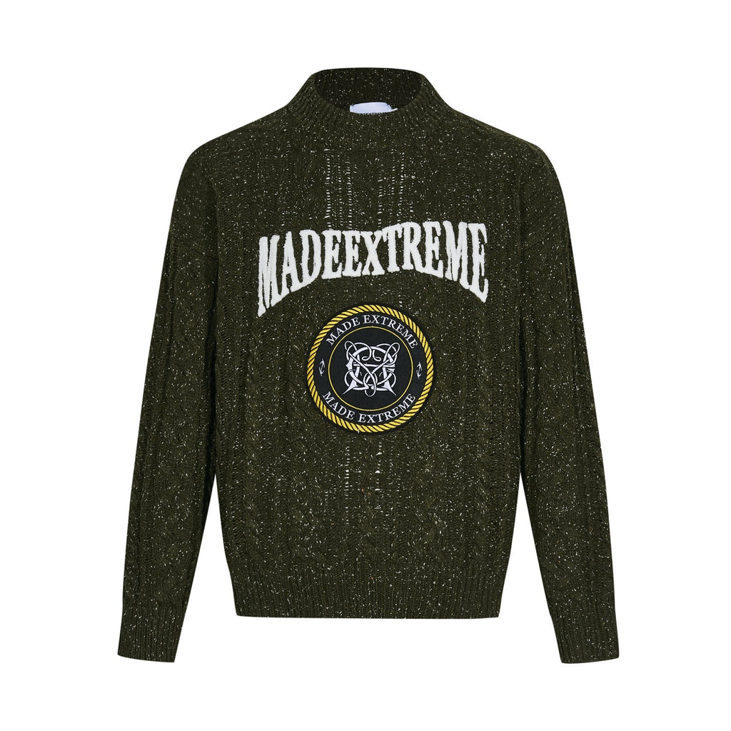 Vintage Thick Twisted Snowflake Sweater Sweater For Men