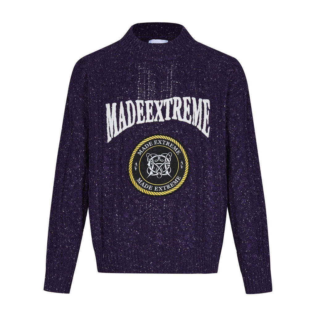 Vintage Thick Twisted Snowflake Sweater Sweater For Men