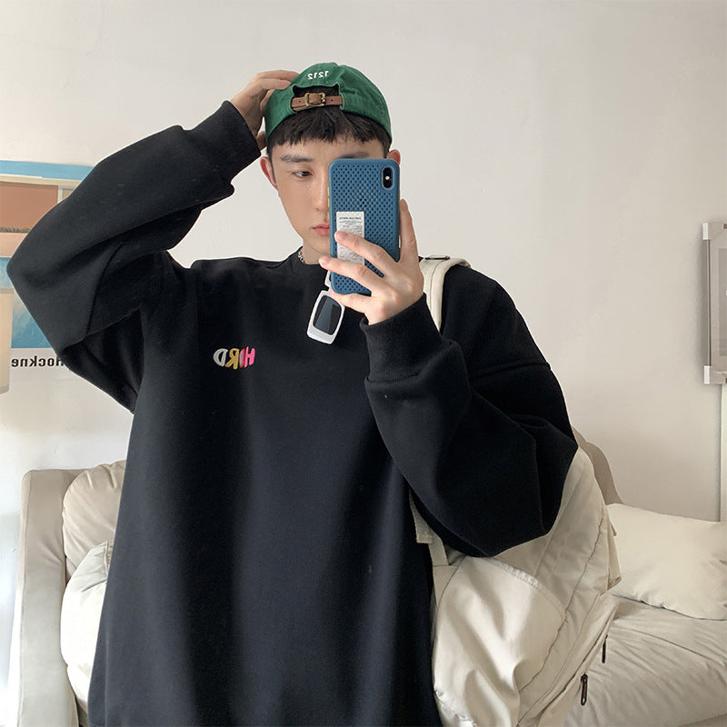 Men's Simplicity Puff Print Sweater