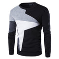 Printed Casual O-Neck Slim Cotton Knitted Sweaters