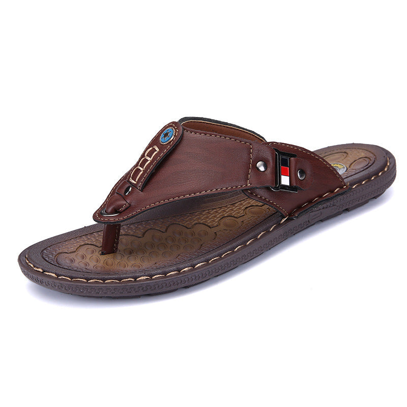 Non-slip sandals on the beach