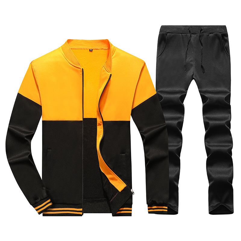 Two-Piece Large Size Suit Comfortable Men's Casual Pants Sweater