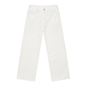 Korean Style Retro Half Elastic Waist Loose Straight Jeans Men's American Style