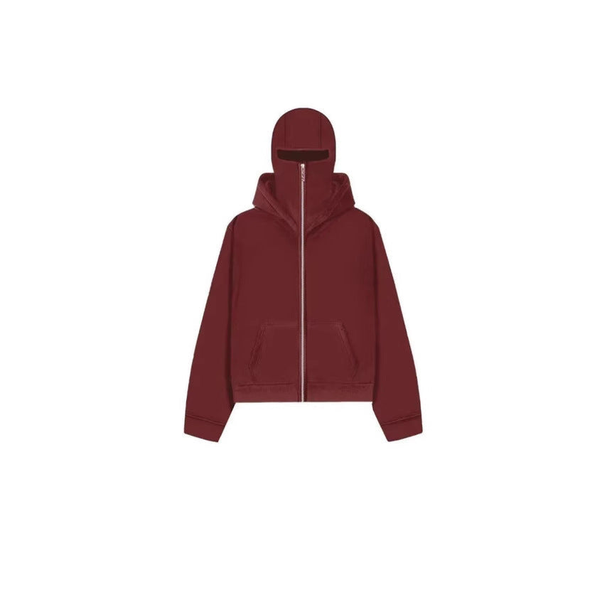 Autumn Spring Hooded Loose Cardigan Baseball Uniform Men