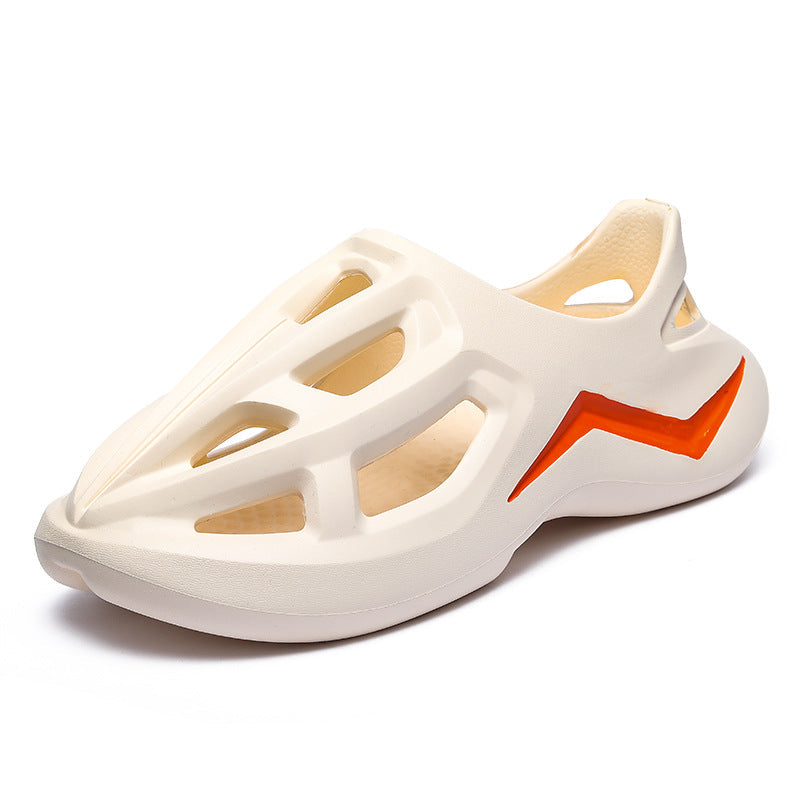 Men's And Women's Fashion Baotou Trend Thick Bottom Beach Slippers