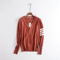 Single-breasted Knit Cardigan With Collarspring And Autumn Outer Knit Sweater Women