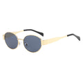 New Oval Sunglasses Metal Fashion