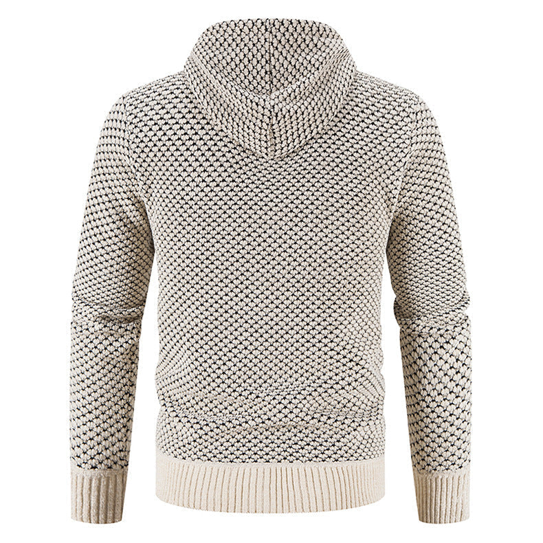 Men's Hooded Big Plush Sweater