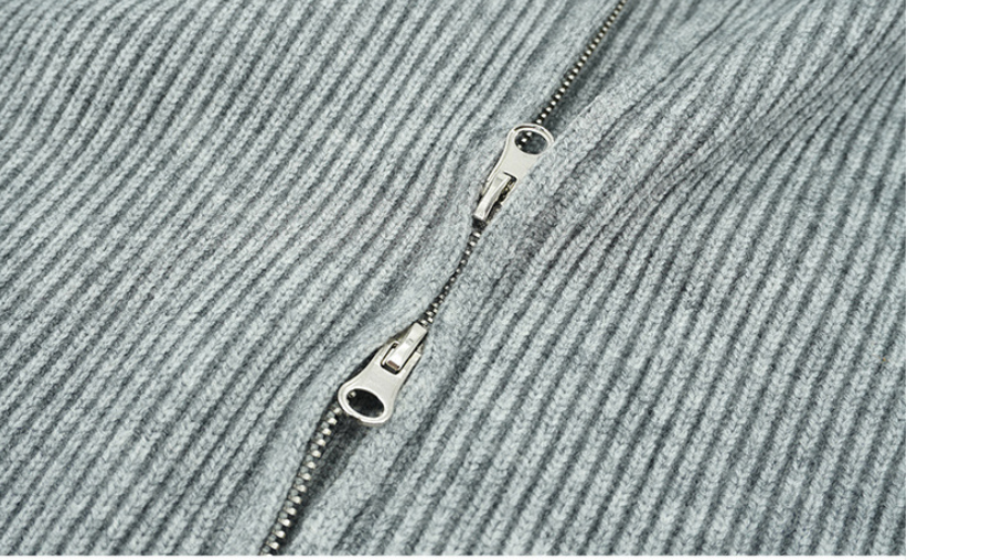 Autumn Winter New Fund Pure Color Knit Cardigan Coat