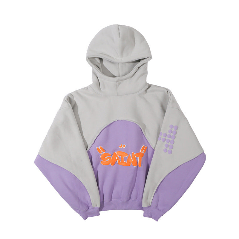 Velvet Padded Hooded Sweatshirt Men And Women