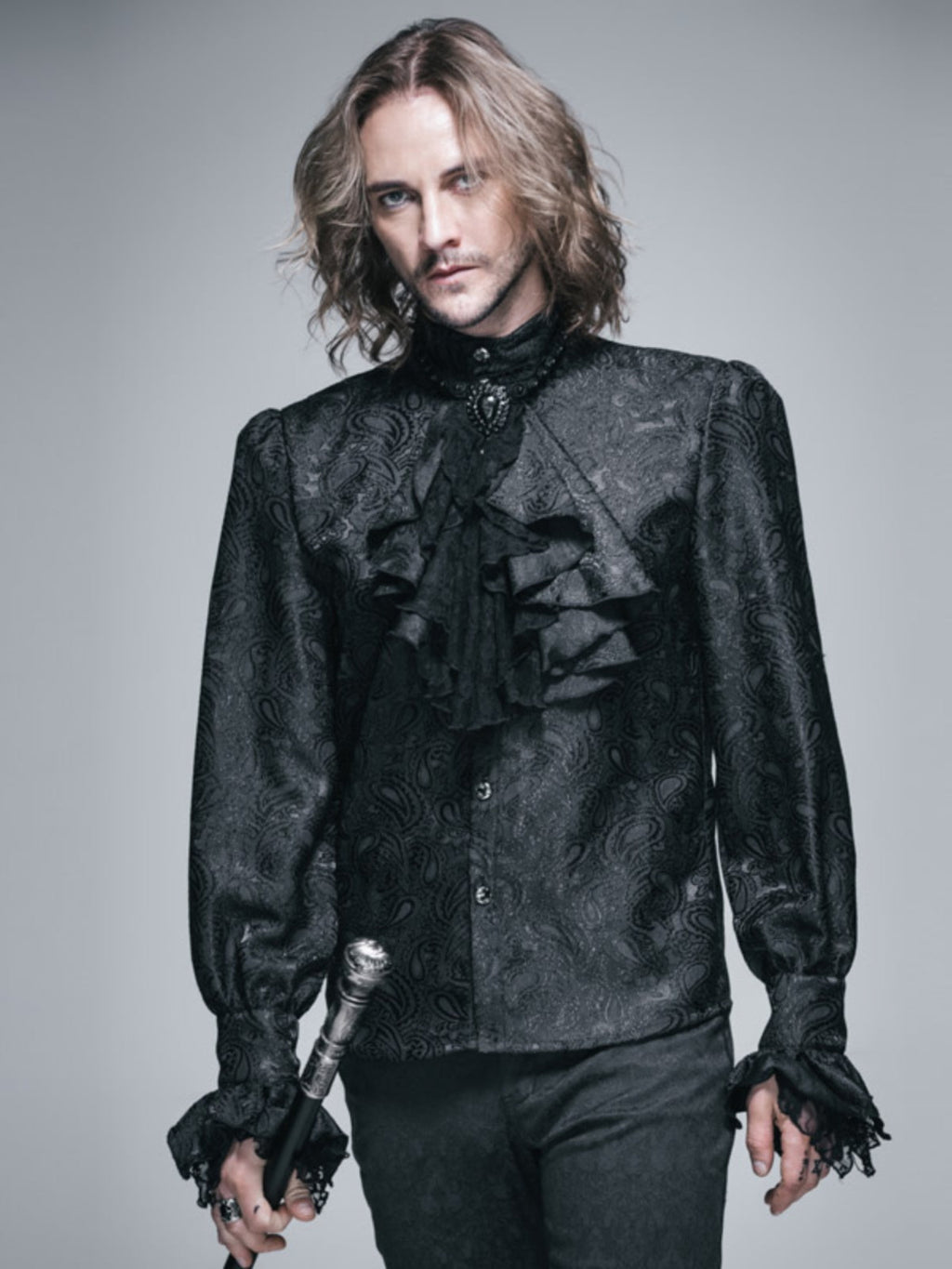 Men's Retro European British Medieval Court Style Shirt