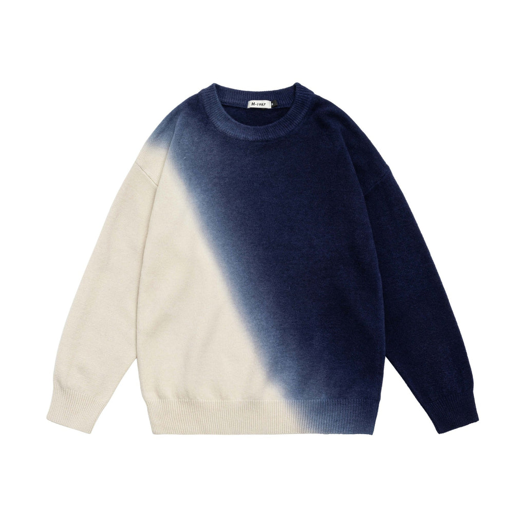 Retro Gradient Sweater For Teenagers