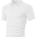 Men's Loose Casual Lapel Jacquard Short Sleeve