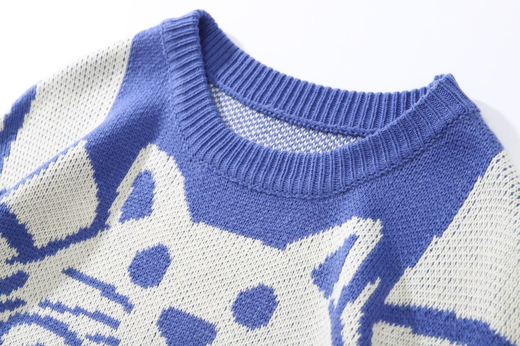 Neutral Kitten Fun Niche Sweater